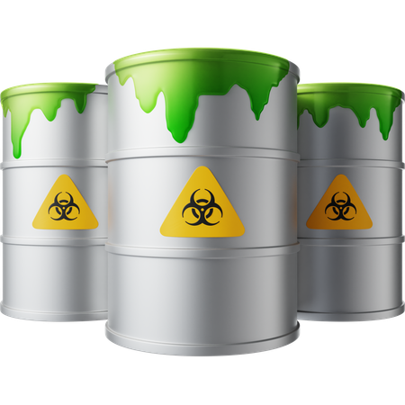 Radioactive waste  3D Icon