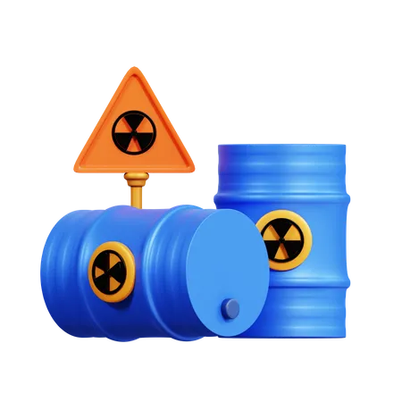 Radioactive Zone  3D Icon