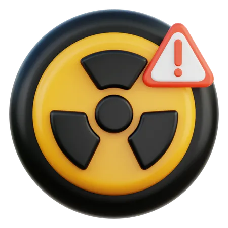 Radioactivo  3D Icon