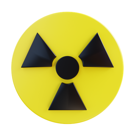 Radioactivo  3D Icon