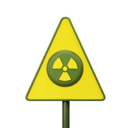Radioaktives Zeichen  3D Icon