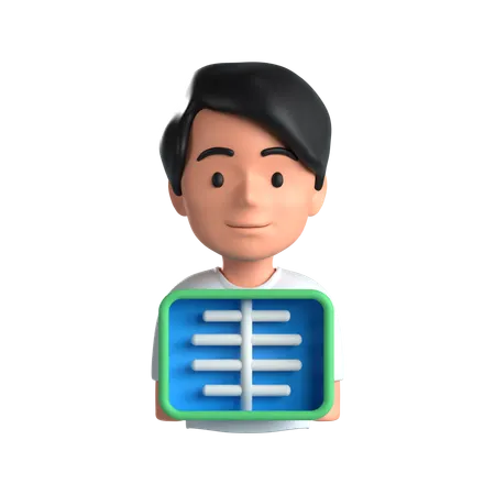 Radiografía  3D Icon