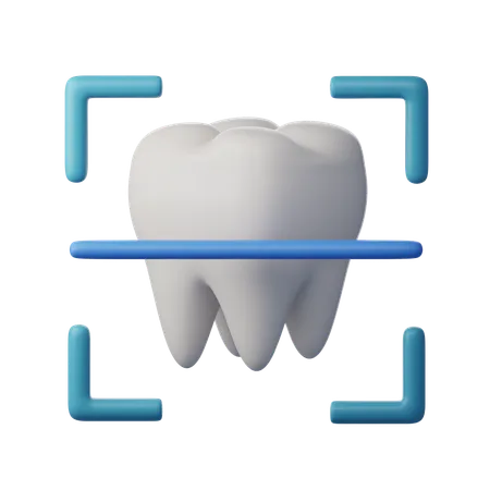 Radiografía dental  3D Icon