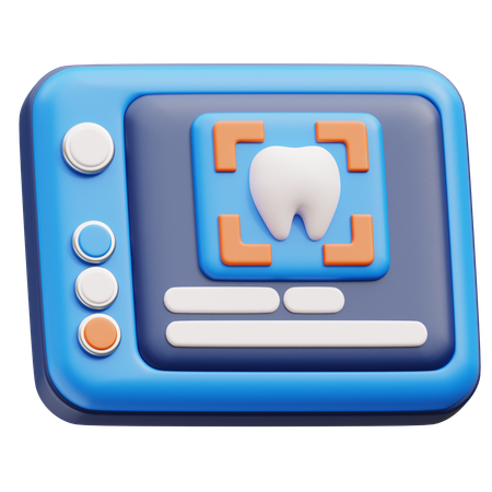 Radiografía dental  3D Icon