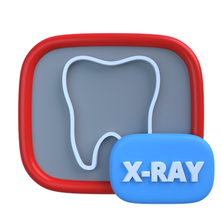 Radiografia dentária  3D Icon