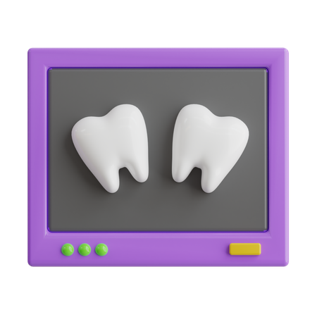 Radiografia dentária  3D Icon