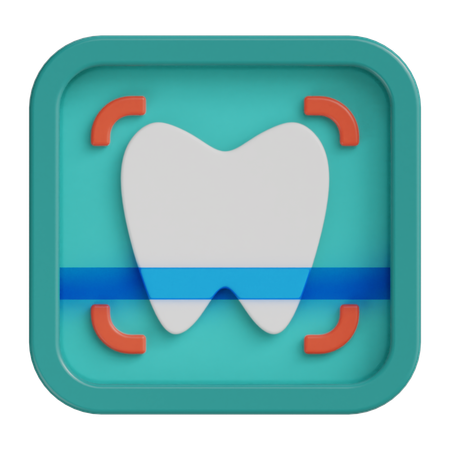 Radiographie dentaire  3D Icon