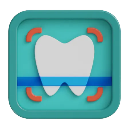 Radiographie dentaire  3D Icon