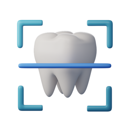 Radiographie dentaire  3D Icon