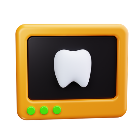 Radiographie dentaire  3D Icon