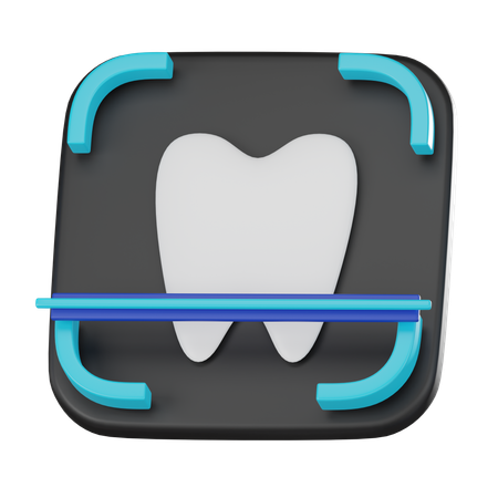 Radiographie dentaire  3D Icon