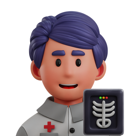 Radiologist 3D Icon
