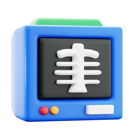 Radiology X Ray Machine  3D Icon