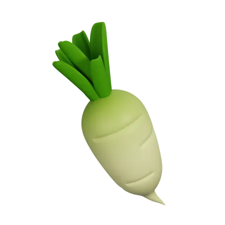 Un radis  3D Icon