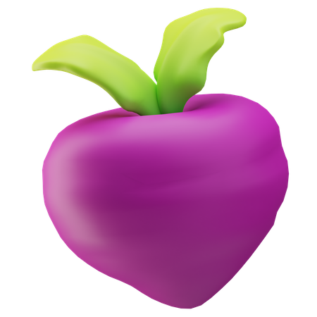 Radish  3D Icon