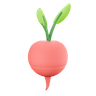 graphics of radish