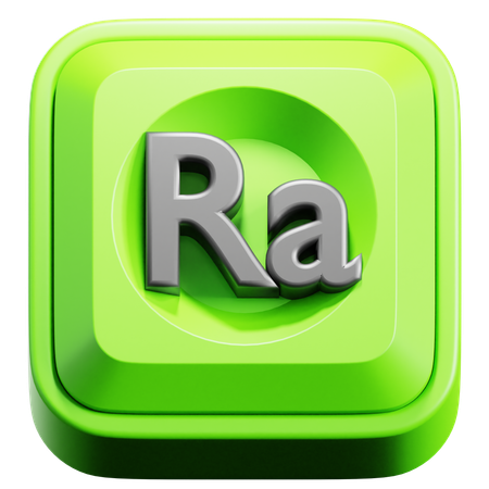 Radium  3D Icon