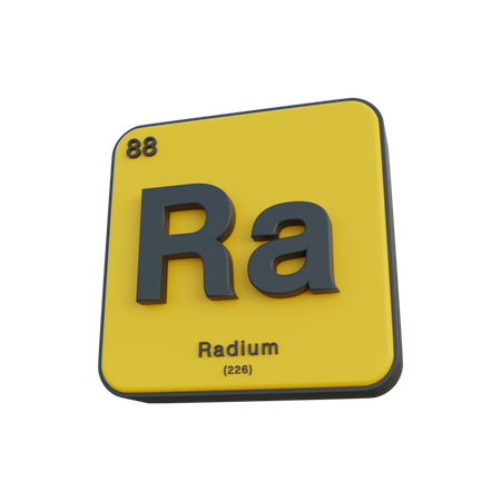 Radium  3D Illustration