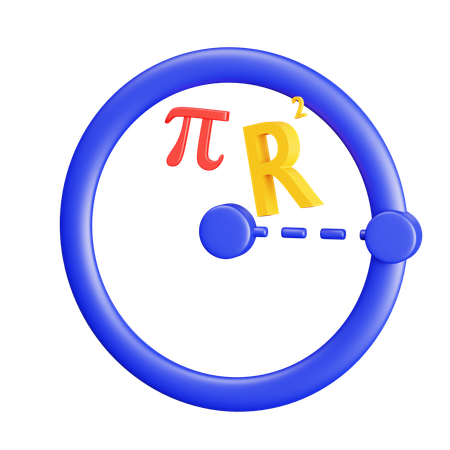 Radius  3D Icon