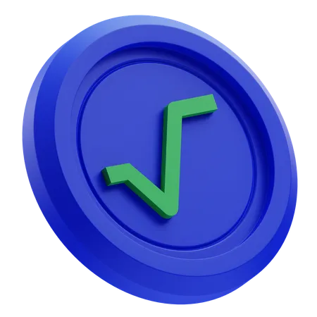 Crypto-monnaie Radix  3D Icon