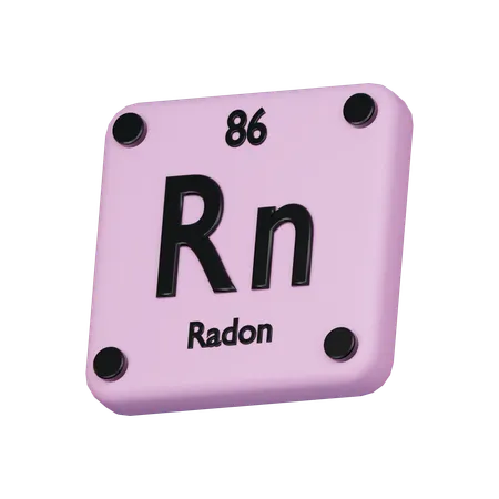 Radon Element 3 D Icon 3D Icon
