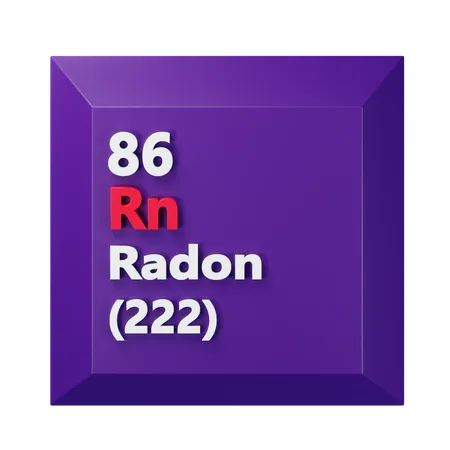 Radon  3D Icon