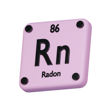 Radon  3D Icon