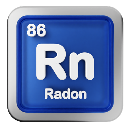 Radon-Periodensystem  3D Icon