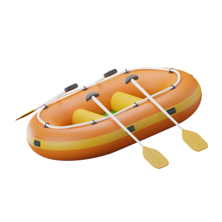 Rafting  3D Icon