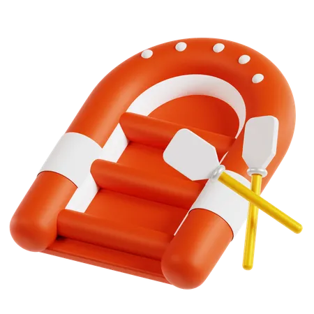 Rafting  3D Icon