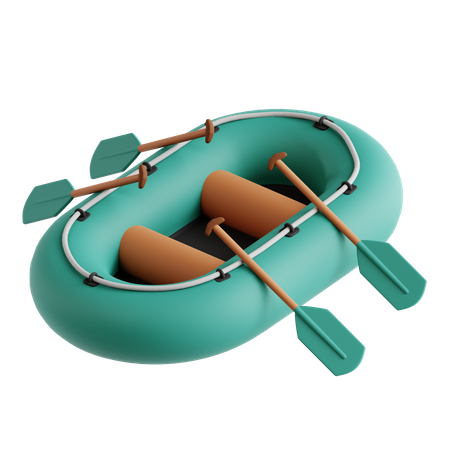 Rafting  3D Icon