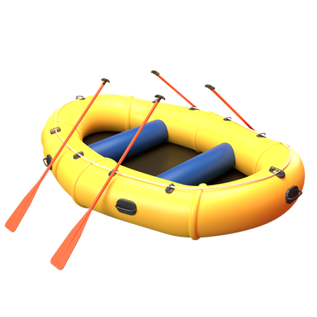 Rafting  3D Icon