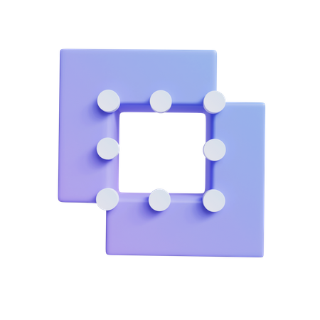Rahmen-Zuschneidewerkzeuge  3D Icon