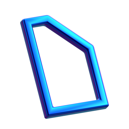 Rahmenform  3D Icon