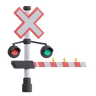 railway 3d illustration