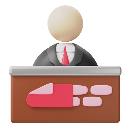 Railway Sign  3D Icon