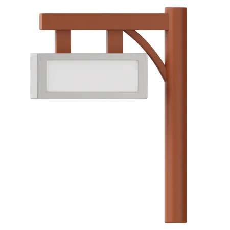 Railway Sign  3D Icon