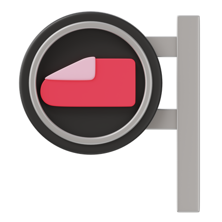 Railway Sign  3D Icon