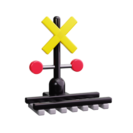 Railway Signal  3D Icon