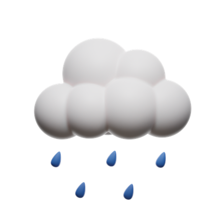 Rain  3D Icon