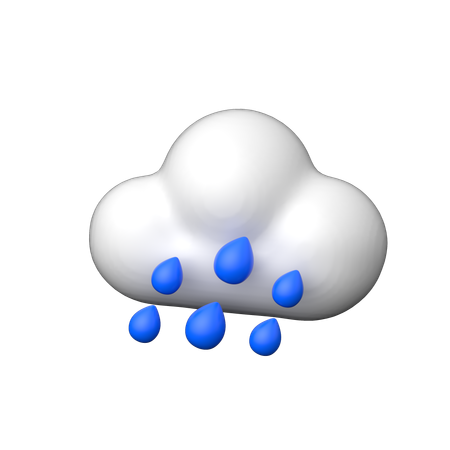 Rain  3D Icon