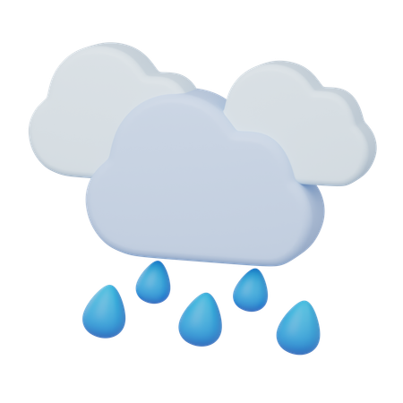 Rain  3D Icon