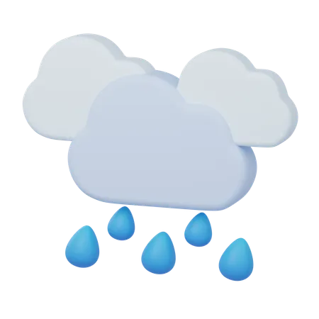 Rain  3D Icon