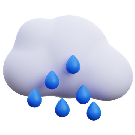 Rain  3D Icon