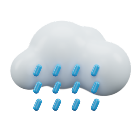 Rain  3D Icon