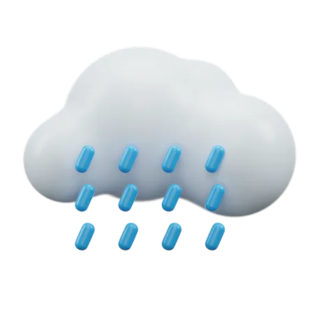 Rain  3D Icon