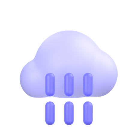 Rain  3D Icon