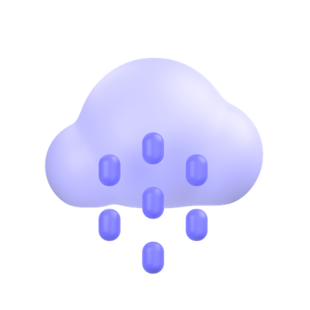 Rain  3D Icon