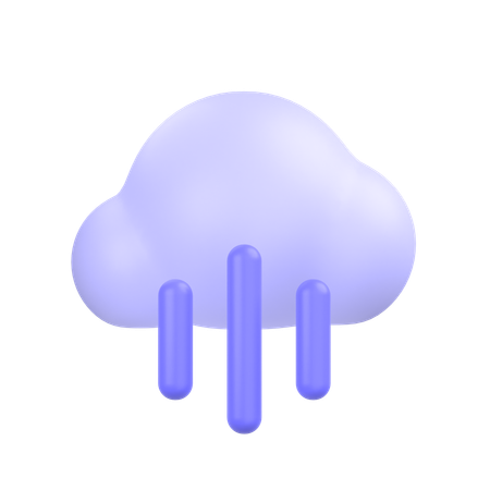 Rain  3D Icon