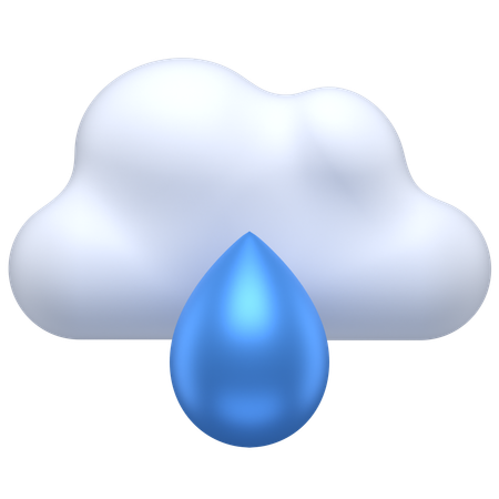 Rain  3D Icon